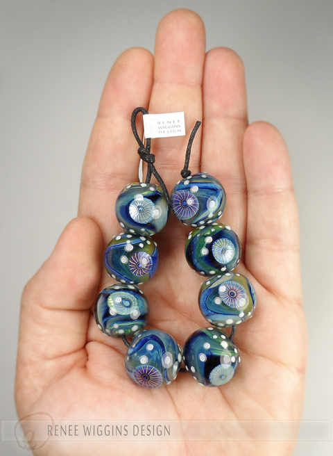 Renee Wiggins Peacock Bead Sets